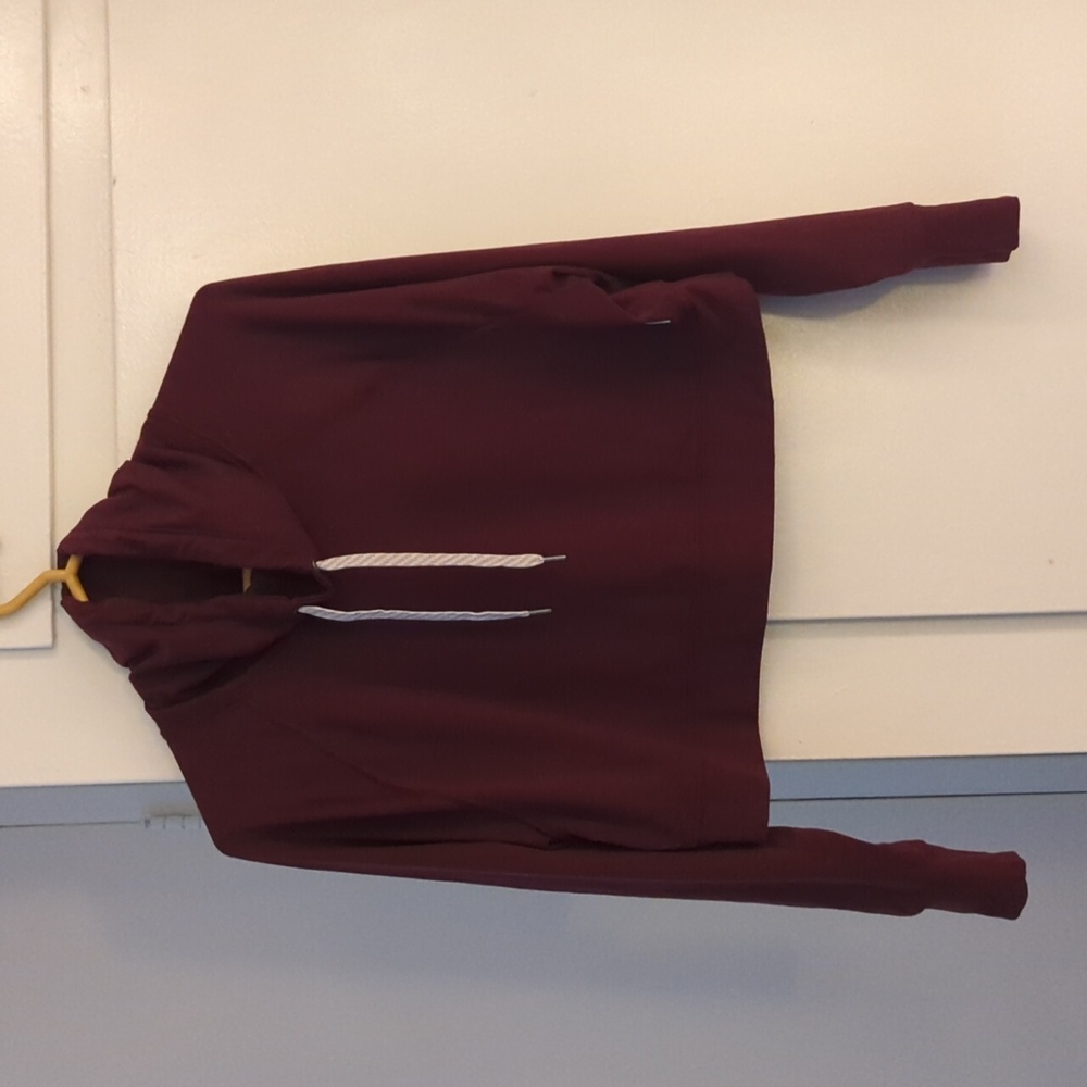 Vuori Cowl Neck Cropped Sweater